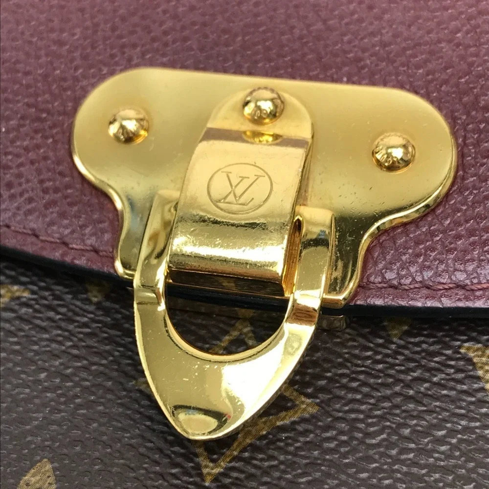 LOUIS VUITTON Brown Monogram Leather Shoulder Bag